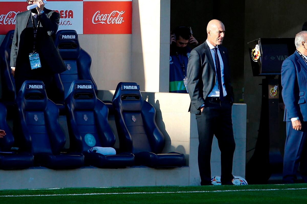 Zidane da la cara por luego del empate del Real Madrid con el Villarreal en la Liga Española 