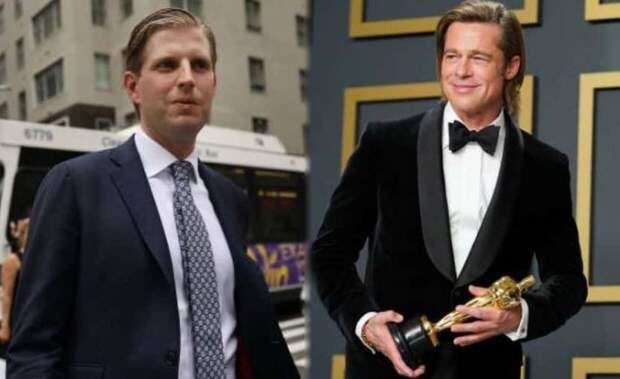 Hijo de Donald Trump llama a Brad Pitt de “elitista presumido”