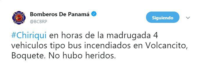 Tres buses colegiales fueron incendiados en la madrugada