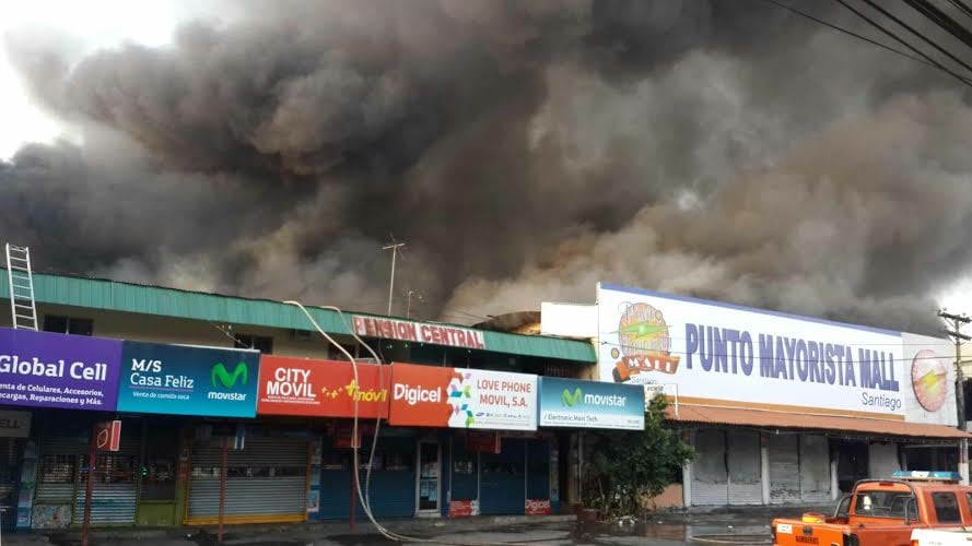 Incendio en Santiago