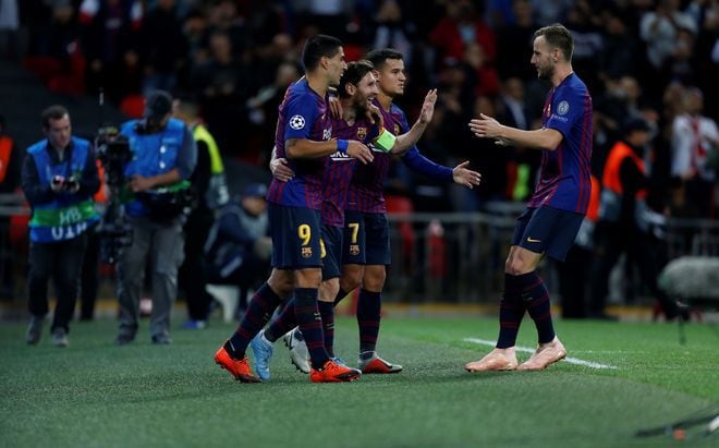 El Barcelona vuelve a sonreír en Wembley