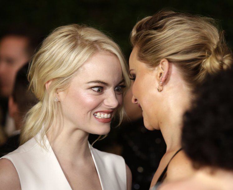 El escalofriante origen de la amistad entre Emma Stone y Jennifer Lawrence
