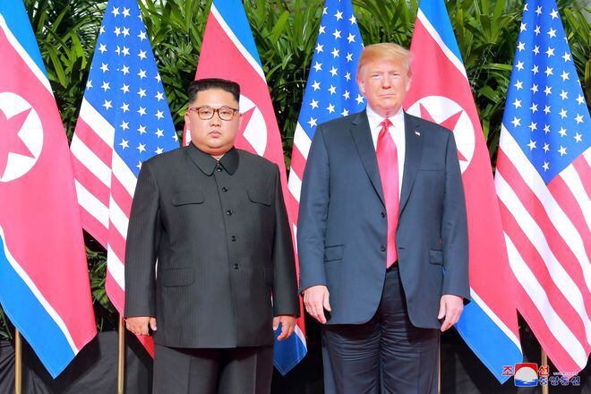 Trump se pasa, ya que en Cumbre con Jong-un pidió salir flaco y guapo en fotos
