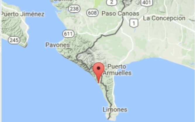 El Instituto de Geociencias reporta segundo sismo  en Puerto Armuelles