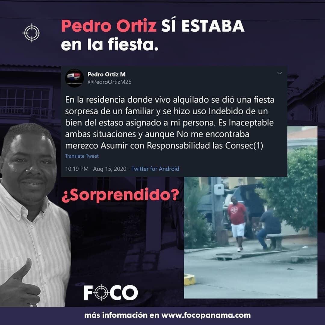 ‘Sin excusas para justificarme’. Funcionario Pedro Ortiz ofrece disculpas por fiesta en cuarentena y uso de carro oficial. Fotos parecen delatarlo