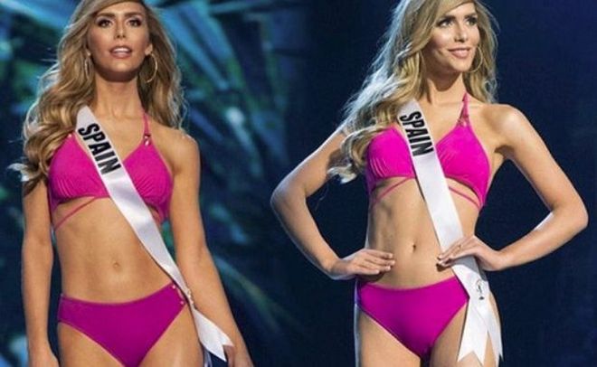Ángela Ponce es criticada tras desfile en traje de baño en Miss Universo