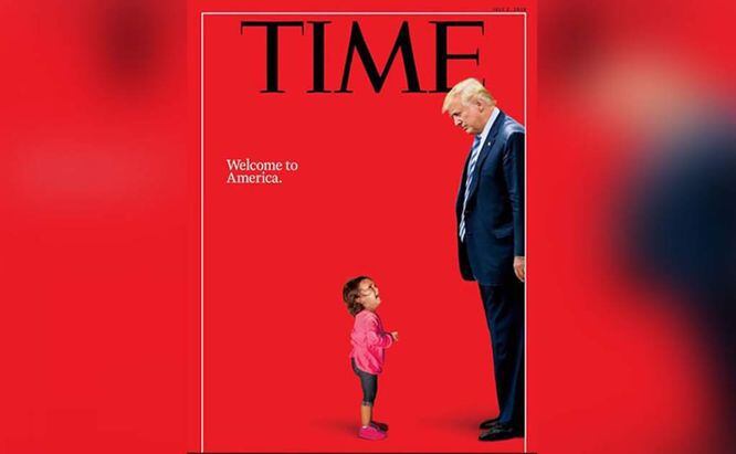 'Welcome to America': portada de revista Time destaca a niña hondureña