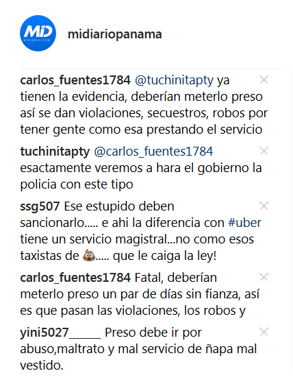 Taxista se molesta con pasajera por cuestionarle por qué se desviaba de la ruta
