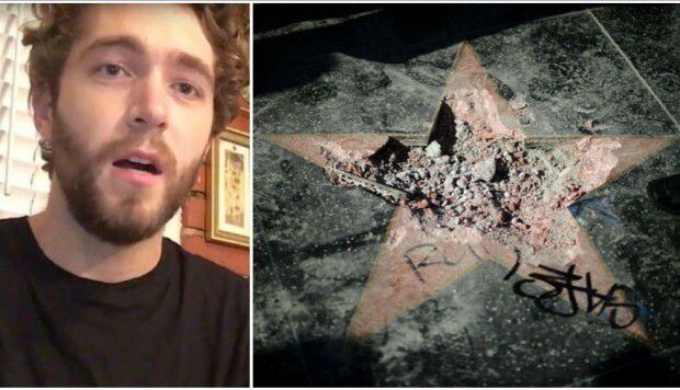 Sentencian a hombre que vandalizó la estrella de Donald Trump en Hollywood