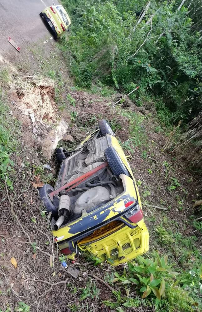 Se accidentan músicos del conjunto Manantial de Ilusión
