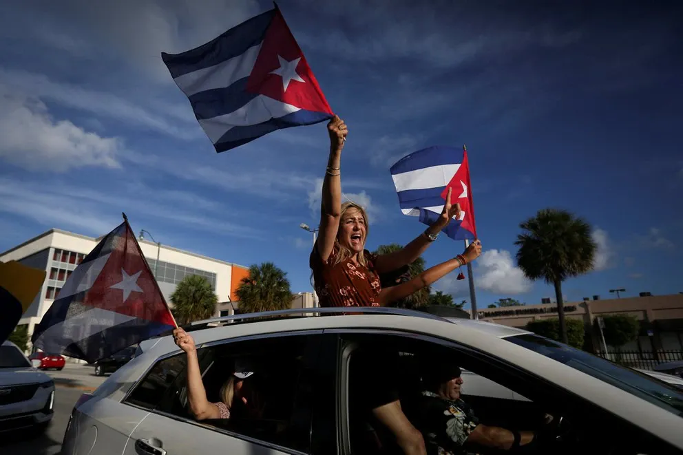 Los cubanos en Miami siguen manifestándose contra la dictadura y planean la salida de una flotilla a la isla este viernes
