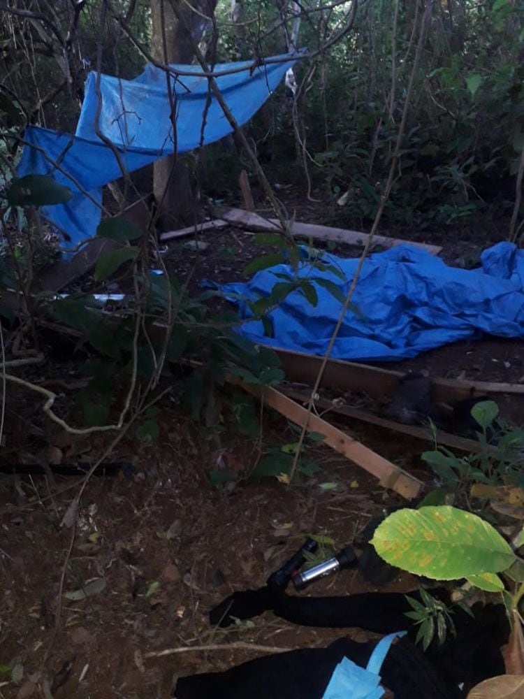 Ubican campamento de delincuentes en Valle Dorado en La Chorrera