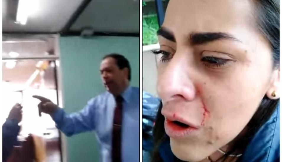 Periodista denuncia agresión de su jefe al reclamar pago atrasado | Video