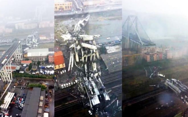 El puente de Génova y otras tragedias que han golpeado al mundo