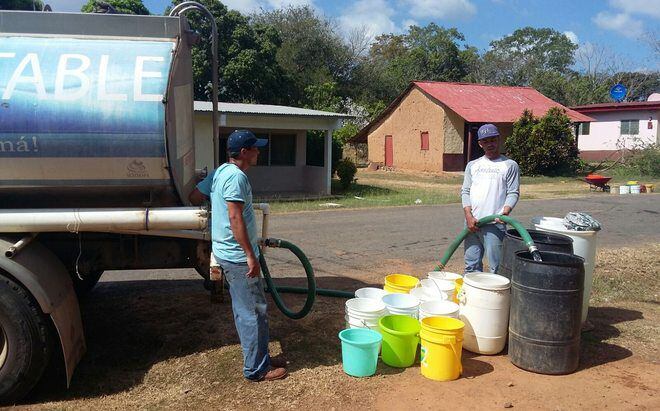 Seis comunidades de Herrera sin agua