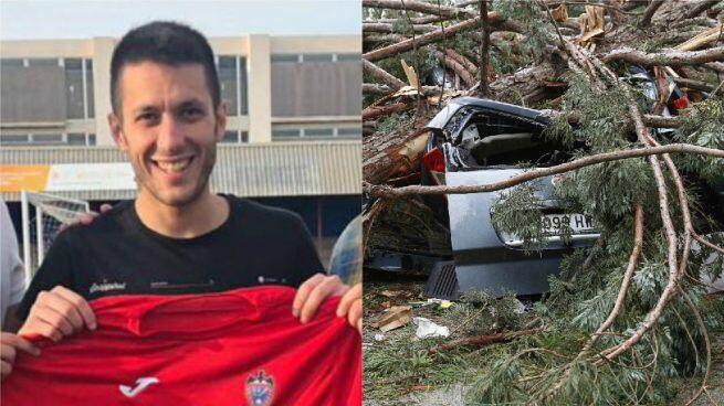 Futbolista está en estado delicado tras caerle un árbol encima