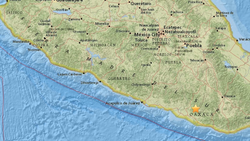 Intensa replica del sismo de 7,2 ahora sacude en el sur de México