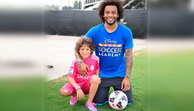 El hijo de Marcelo demuestra sus dotes como futbolista con el Real Madrid