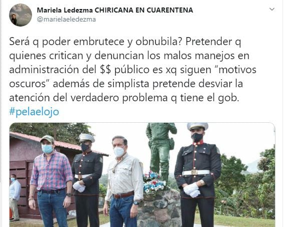 ¿Será que el poder embrutece? Abogada Mariela Ledezma reacciona luego de que Nito afirmó que algunos critican al Gobierno ‘con motivaciones oscuras'