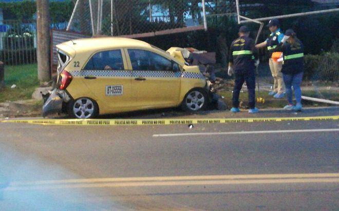 Conductor presuntamente ebrio es causante de la muerte de taxista en Juan Díaz