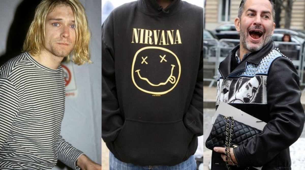 Nirvana denuncia a Marc Jacobs por plagiar el famoso logo de su línea de ropa