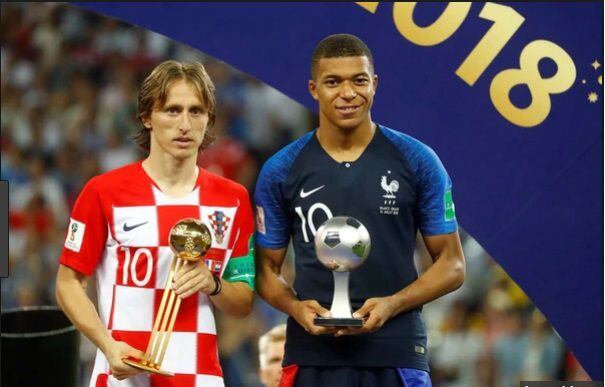 El 'Balón de oro' fue para Modric y el Mejor Jugador Joven fue Mbappé