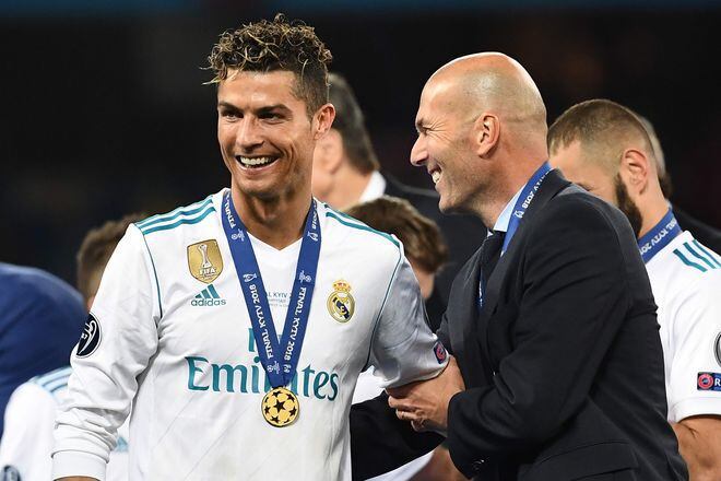 Zinedine Zidane reacciona ante posible salida de CR7 del Real Madrid