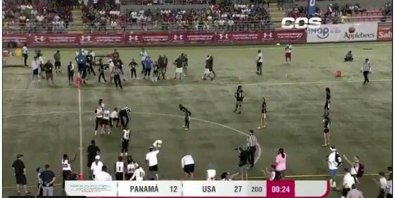 Panamá pierde su título ante USA en el Mundial de Flag Football