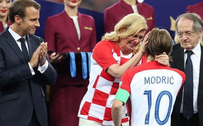 La presidenta de Croacia dejó su huella en el Mundial de Rusia 2018