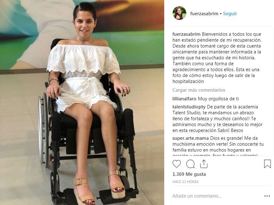 Única sobreviviente del accidente de Costa del Este maneja cuenta de Instagram