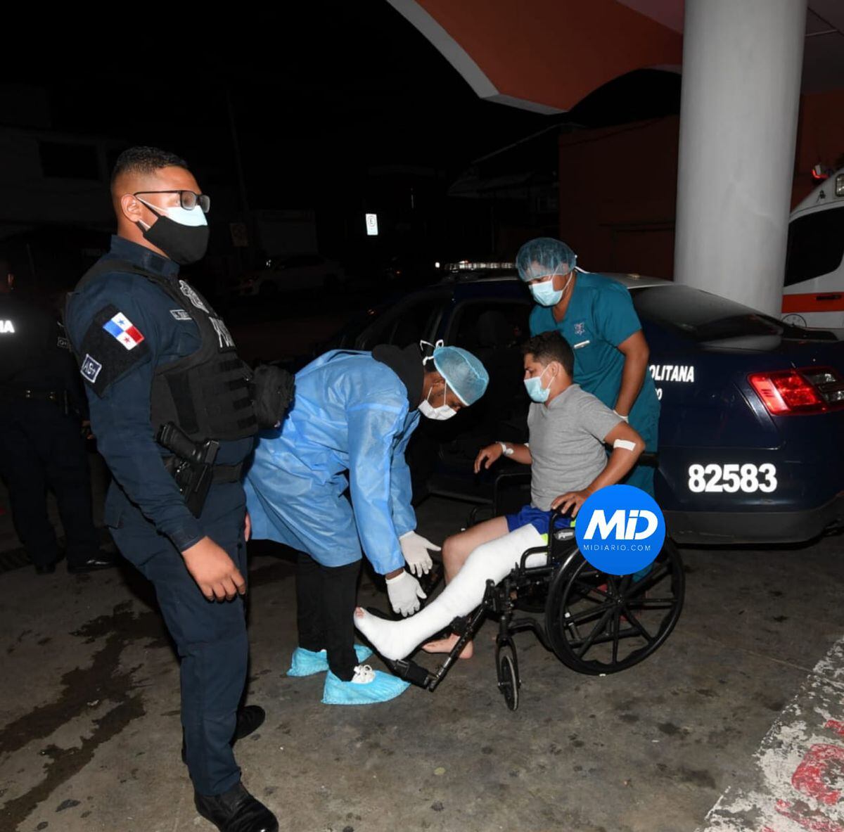 Fue legítima defensa, dice la Policía, sobre motorizado venezolano de Appetito24 que recibió balazo en la pierna. Video