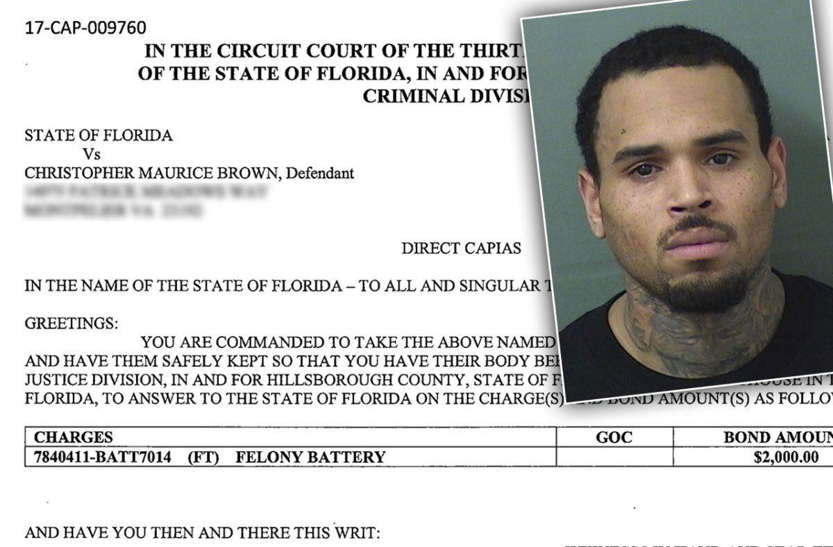 Chris Brown se declaró no culpable de agredir a un fotógrafo