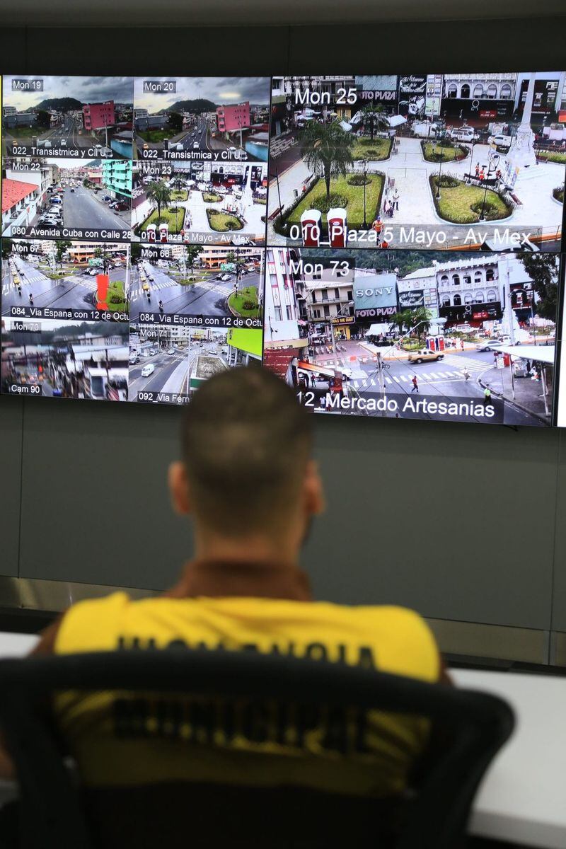 Cámaras municipales de vigilancia en Panamá reportan 45 mil 817 incidencias