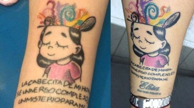 El tatuaje en honor a su hija con autismo que conmovió a Twitter 