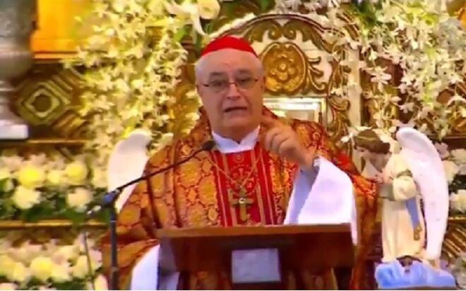 Monseñor Lacunza le advierte a los políticos que Santa Librada no vota
