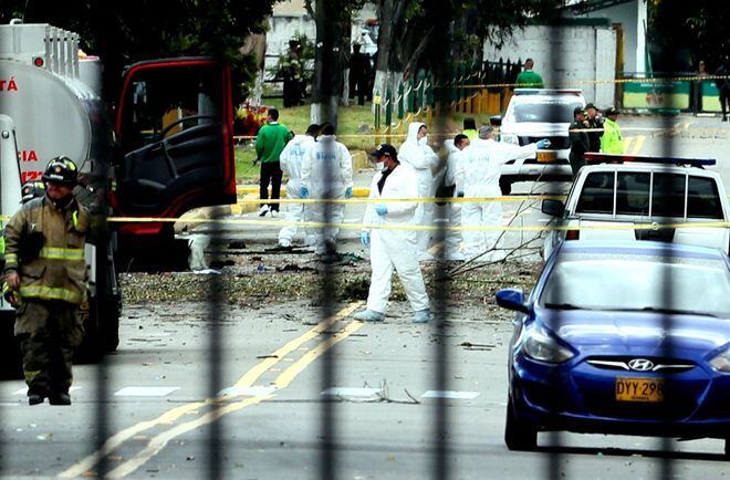 Gobierno colombiano presenta datos claves sobre atentado a Escuela de Cadetes