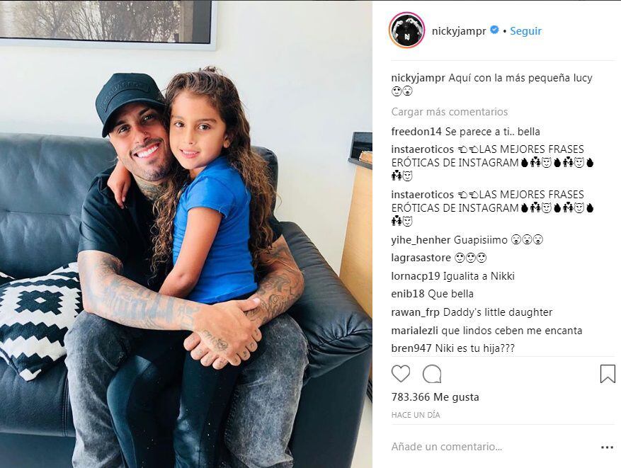 La hija de Nicky Jam enternece las redes en un video que lanzó con el artista