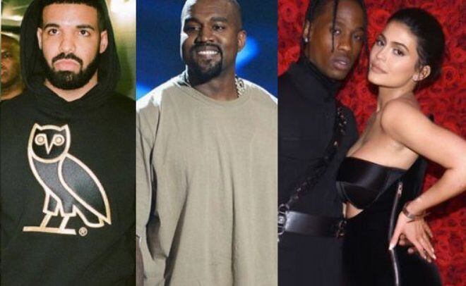 Kanye West arremete en contra de Drake y de Travis Scott