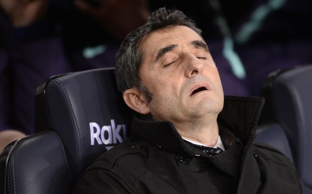 Valverde se duerme en goleada del Barça