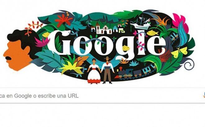 Google realizó un homenaje al escritor colombiano Gabriel García Márquez
