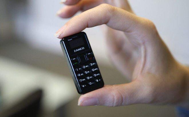 Este es el celular más pequeño del mundo (fotos)