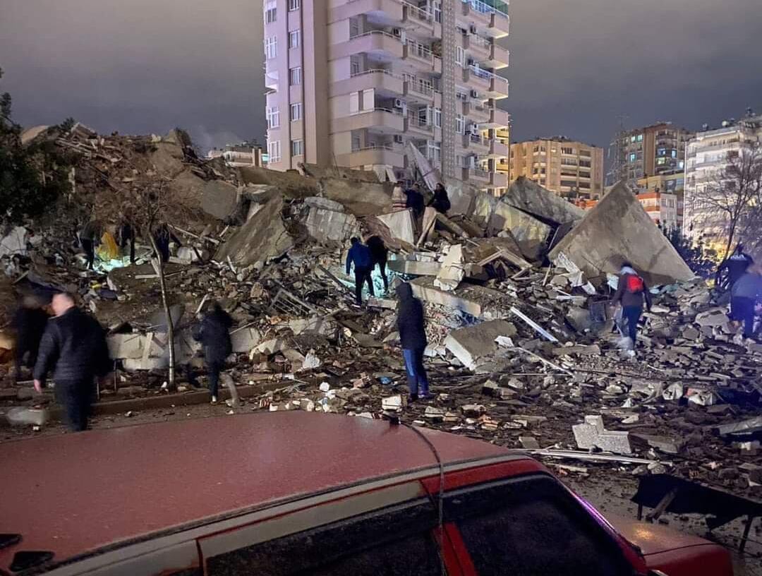 Destrucción. Fuerte terremoto en Turquía