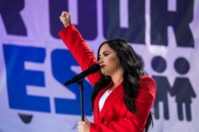 Demi Lovato ejerce el voto con su regreso a las redes sociales