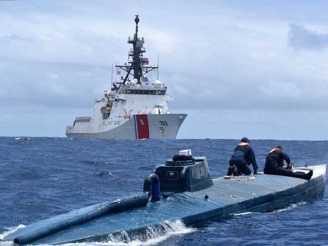 La espectacular captura de un narcosubmarino cargado con más de 7 toneladas de cocaína. Video 
