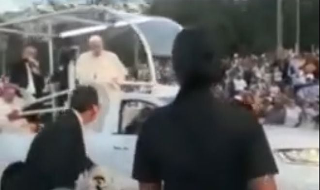 Lo que pidió el Papa en Panamá y se le cumplió.Video