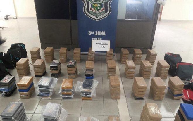 Decomisan 162 kilos de droga en Colón