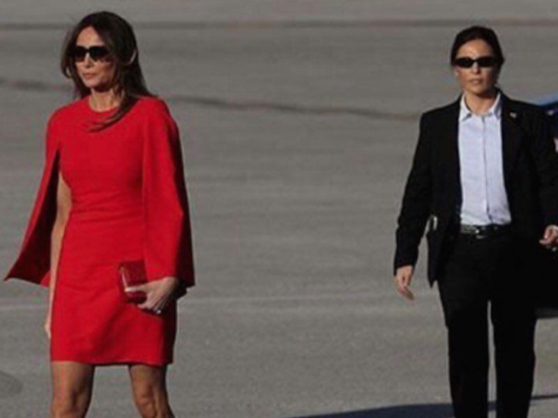 Aseguran que Melania Trump usa una doble para las apariciones públicas