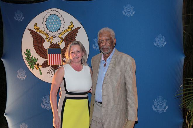 Actor Morgan Freeman, ganador del Óscar, está en Panamá