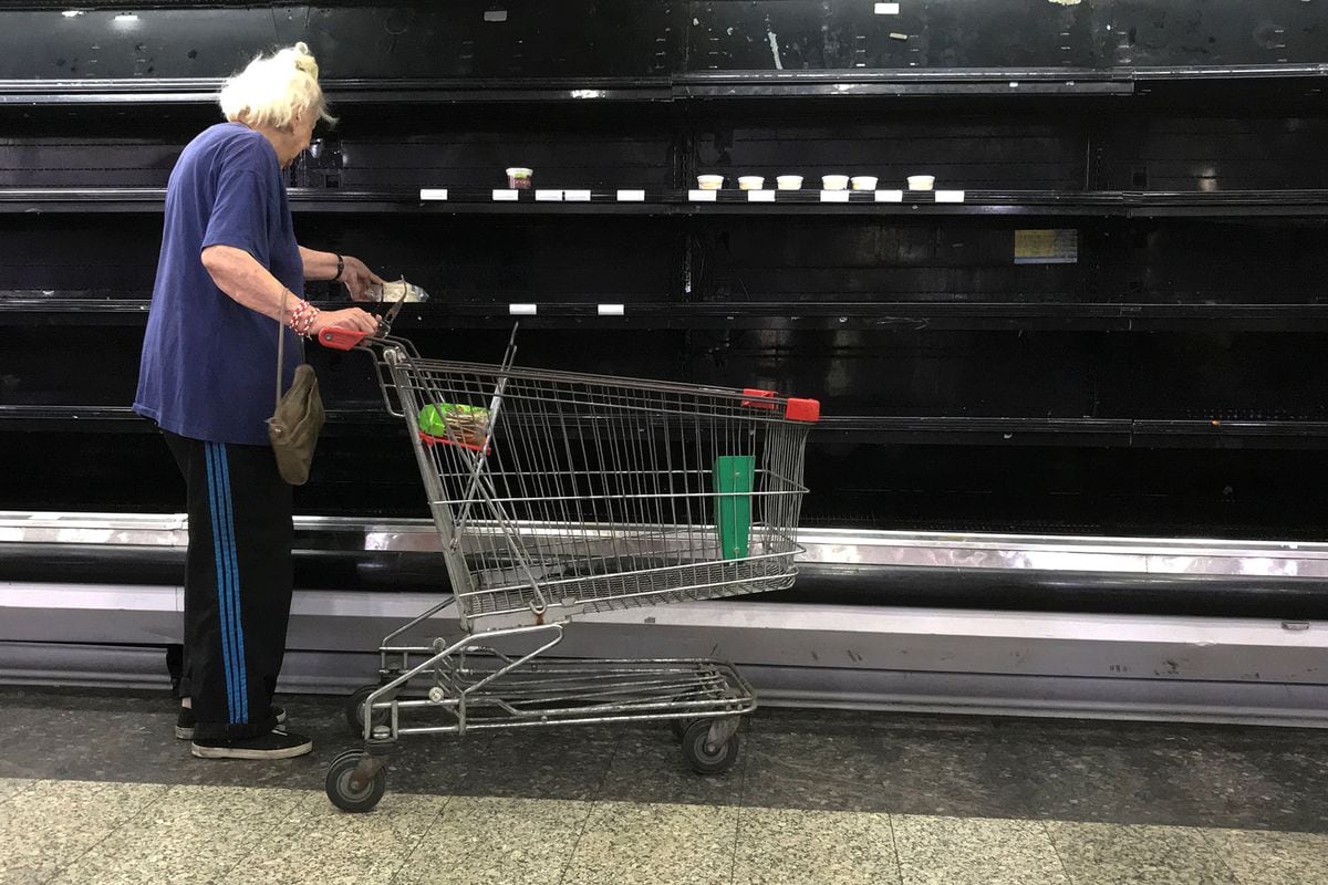 Las desoladoras imágenes de los supermercados de Venezuela