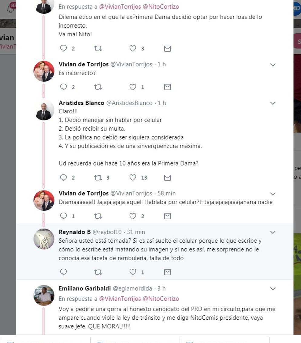 Enciende redes. A Vivian de Torrijos le perdonan boleta y le caen en pandilla